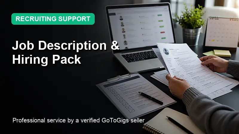 Job Description and Hiring Pack